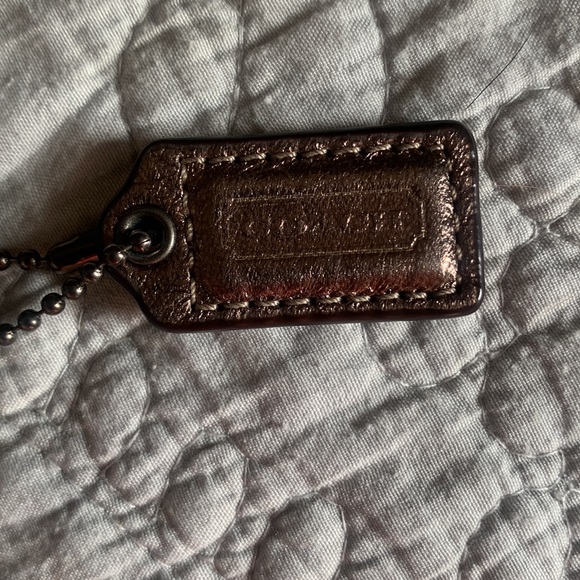 Coach Kristin metallic Brown Crossbody Bag with Textured Leather - Picture 3 of 10